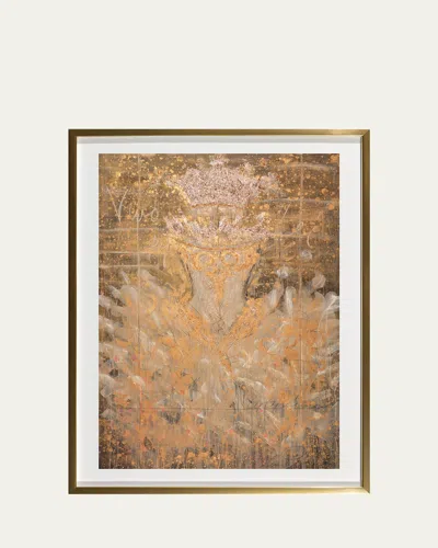 Rfa Fine Art Beige & Gold Tutu Giclee By Lenore Gimpert In Multi