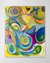 Rfa Fine Art Birdhouse Hand-embellished Giclee By Kate Baldock