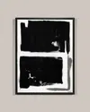 Rfa Fine Art Black & White Abstract Giclee Wall Art In Black