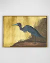 Rfa Fine Art Blue Crane Wall Art In Gold