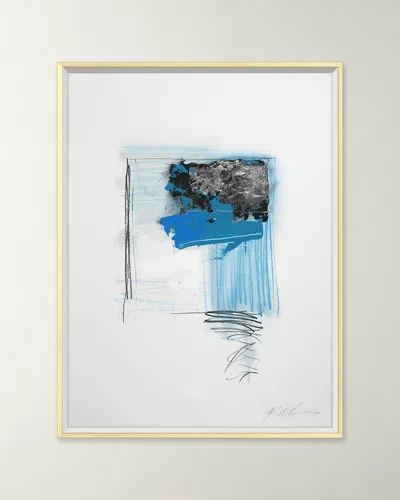 Rfa Fine Art Blue Lines 2 Giclee On Paper By Robert Robinson In Multi