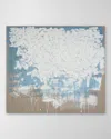 Rfa Fine Art Blue Over White Under White Hand-embellished Giclee By Robert Robinson In Multi