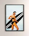Rfa Fine Art Chic Surfer Giclee In Multi