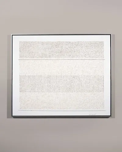 Rfa Fine Art Crowd Control' Wall Art On Canvas In White