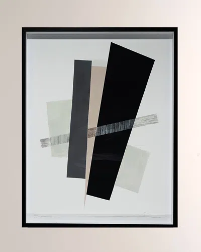 Rfa Fine Art Geometric - Loner Giclee Art In Multi