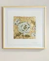 Rfa Fine Art Gold And Roses Giclee On Paper Wall Art In Gold