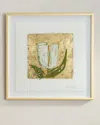 Rfa Fine Art Gold And Tulips Giclee On Paper Wall Art In Gold