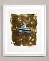 Shop Rfa Fine Art 'gold Coast Boat 2' Wall Art In Multi