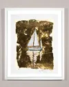 Rfa Fine Art 'gold Coast Boat 4' Wall Art In Multi