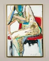 Rfa Fine Art Golden Girl Giclee Canvas Art By Robert Robinson In Multi