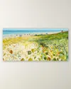 Rfa Fine Art Grape Leaves Hand-embellished Giclee By Joe Davis