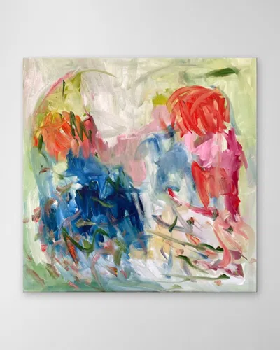 Rfa Fine Art Happy Hand-embellished Giclee By Kate Baldock