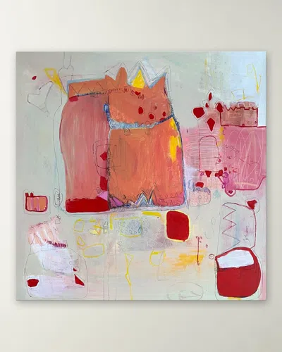 Rfa Fine Art Je T & Apos;adore Hand-embellished Giclee By Marti Leroux