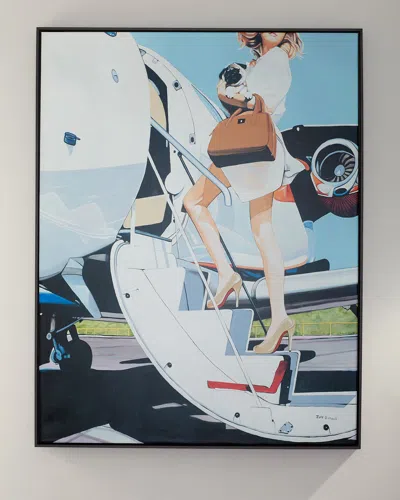Rfa Fine Art Jet Setter Giclee Canvas Art By Jeff Schaub In Multi