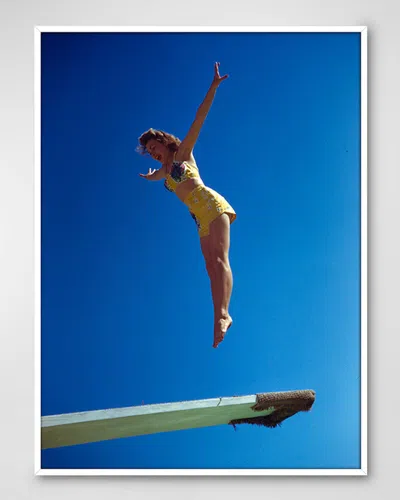 Rfa Fine Art Jump Giclee In Multi