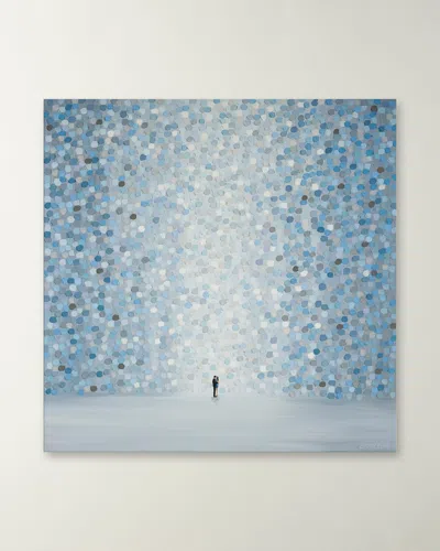 Rfa Fine Art Kiss In The Moonlight Gallery-wrapped Giclee By Ekaterina Ermilkina