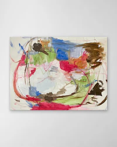 Rfa Fine Art Ladylike Hand-embellished Giclee By Kate Baldock
