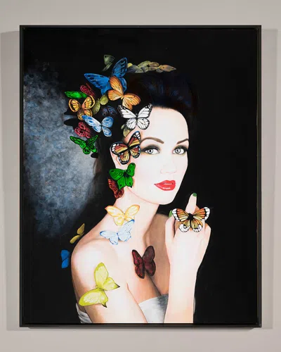 Rfa Fine Art 'madame Butterfly 2' Wall Art In Multi