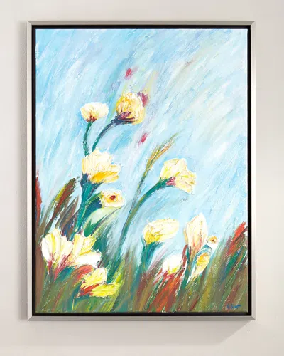 Rfa Fine Art Petal Bloom Original Painting