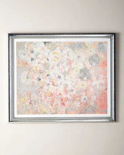 Rfa Fine Art Pink Butterflies Giclee, 40 X 48