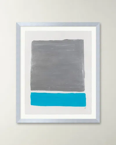 Rfa Fine Art Platinum Sky 1 Framed Acrylic Painting By Deborah Fine