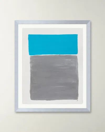 Rfa Fine Art Platinum Sky 2 Framed Acrylic Painting By Deborah Fine