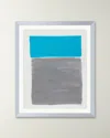Rfa Fine Art Platinum Sky 2 Framed Acrylic Painting By Deborah Fine In Multi