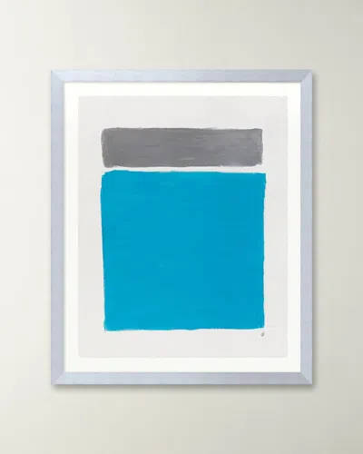 Rfa Fine Art Platinum Sky 4 Framed Acrylic Painting By Deborah Fine