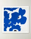 Rfa Fine Art Poppy Dreams Blue Hand-embellished Giclee By H. Scott