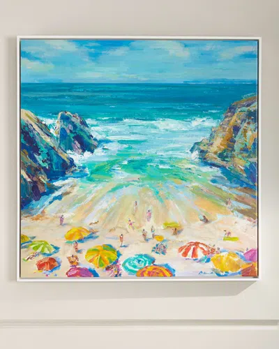 Rfa Fine Art Praia Pequina Giclee On Canvas Wall Art In Multi