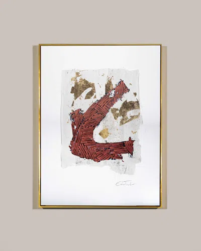 Rfa Fine Art Red & Golden Giclee