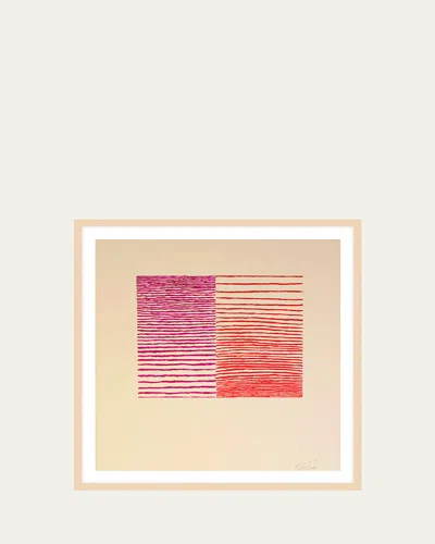 Rfa Fine Art Red Magenta Ripples Print Wall Art By Evan Taylor In Multi