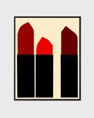 Rfa Fine Art Red Pepper Lipsticks' Wall Art On Canvas In Multi