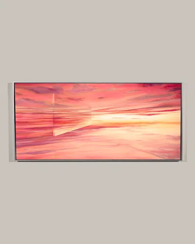 Rfa Fine Art Rose Sunset' Wall Art On Canvas In Pink