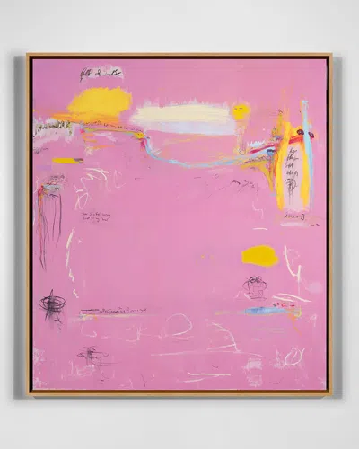 Rfa Fine Art Rosebay Giclee In Pink