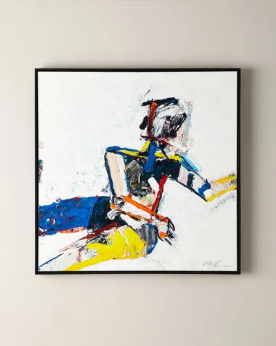 Rfa Fine Art Seated Figure Giclee On Canvas In Multi