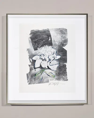 Rfa Fine Art 'silver Flower Peony' Wall Art In Multi