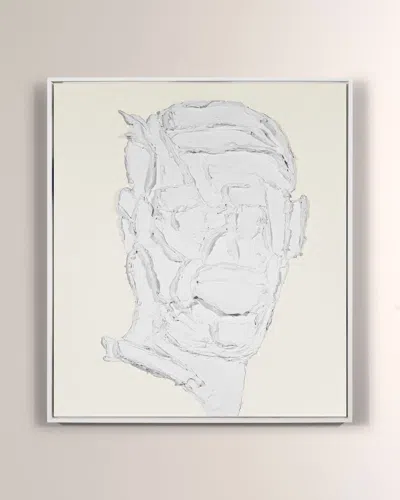 Rfa Fine Art Textured Portrait Man Giclee In Multi