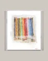 Rfa Fine Art Vertical Rainbow Lines Giclee In Multi