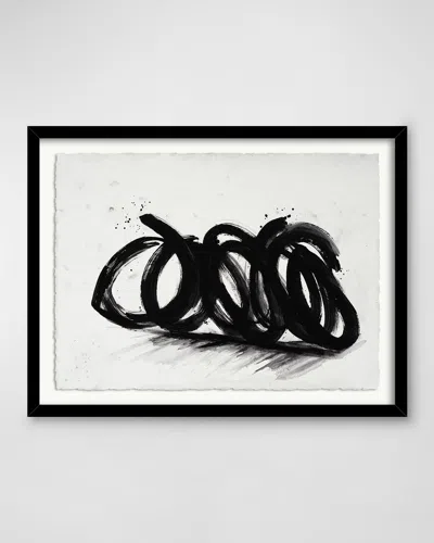 Rfa Fine Art Vital 4 Framed Hand-embellished Giclee By H. Scott