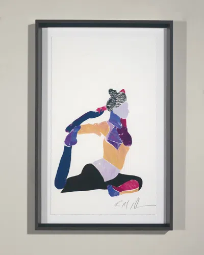 Rfa Fine Art Yoga - Pigeon Giclee Wall Art By Robert Robinson In Multi