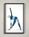 Rfa Fine Art Yoga - Triangle Pose Giclee Wall Art By Robert Robinson In Multi