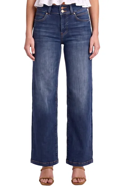 Rfm Hailey High Rise Wide Leg Slimmer Jeans In 08s