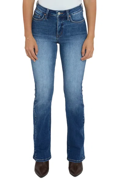 Rfm Plus Mia High Rise Bootcut Jeans In Blue