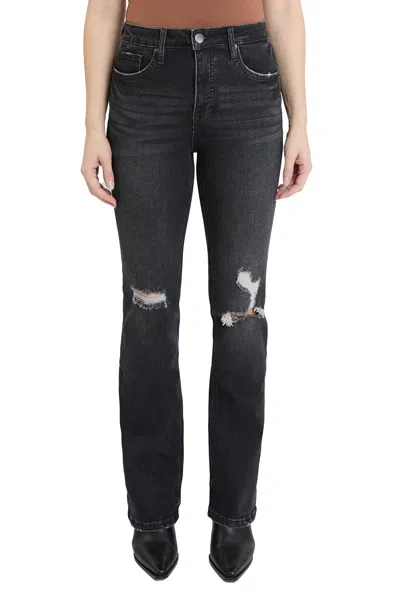 Rfm Plus Mia High Rise Essential Bootcut Ripped Jeans