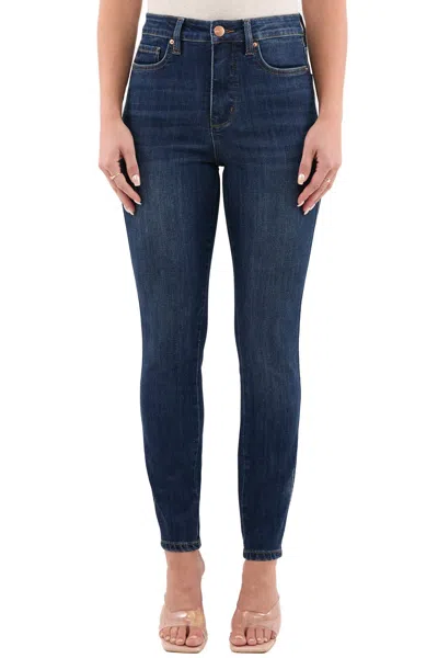 Rfm Plus Sophie High Rise Skinny Jeans In Blue
