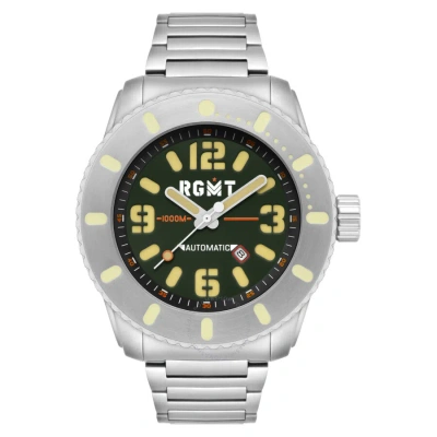 Rgmt All Brite Automatic Silver Dial Men's Watch Rg-8053-44 In Metallic