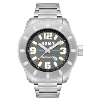 Rgmt All Brite Automatic Silver Dial Men's Watch Rg-8053-55 In Metallic