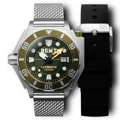 Rgmt Torpedo Lefty Automatic Green Dial Men's Watch Rg-8027-33 In Metallic