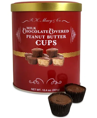 R.h. Macy & Co. Holiday Milk Chocolate Peanut Butter Cups Gift Tin, 12.4 Oz., Created For Macy's In No Color